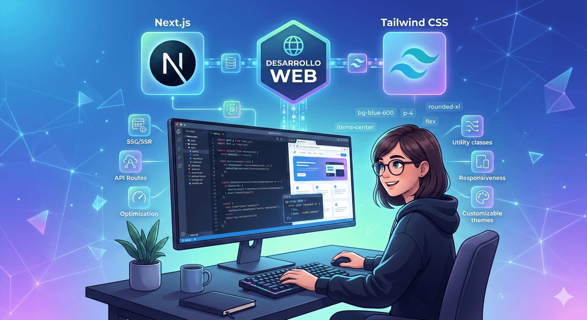 Desarrollo de Páginas Web Modernas con Next.js y Tailwind CSS
